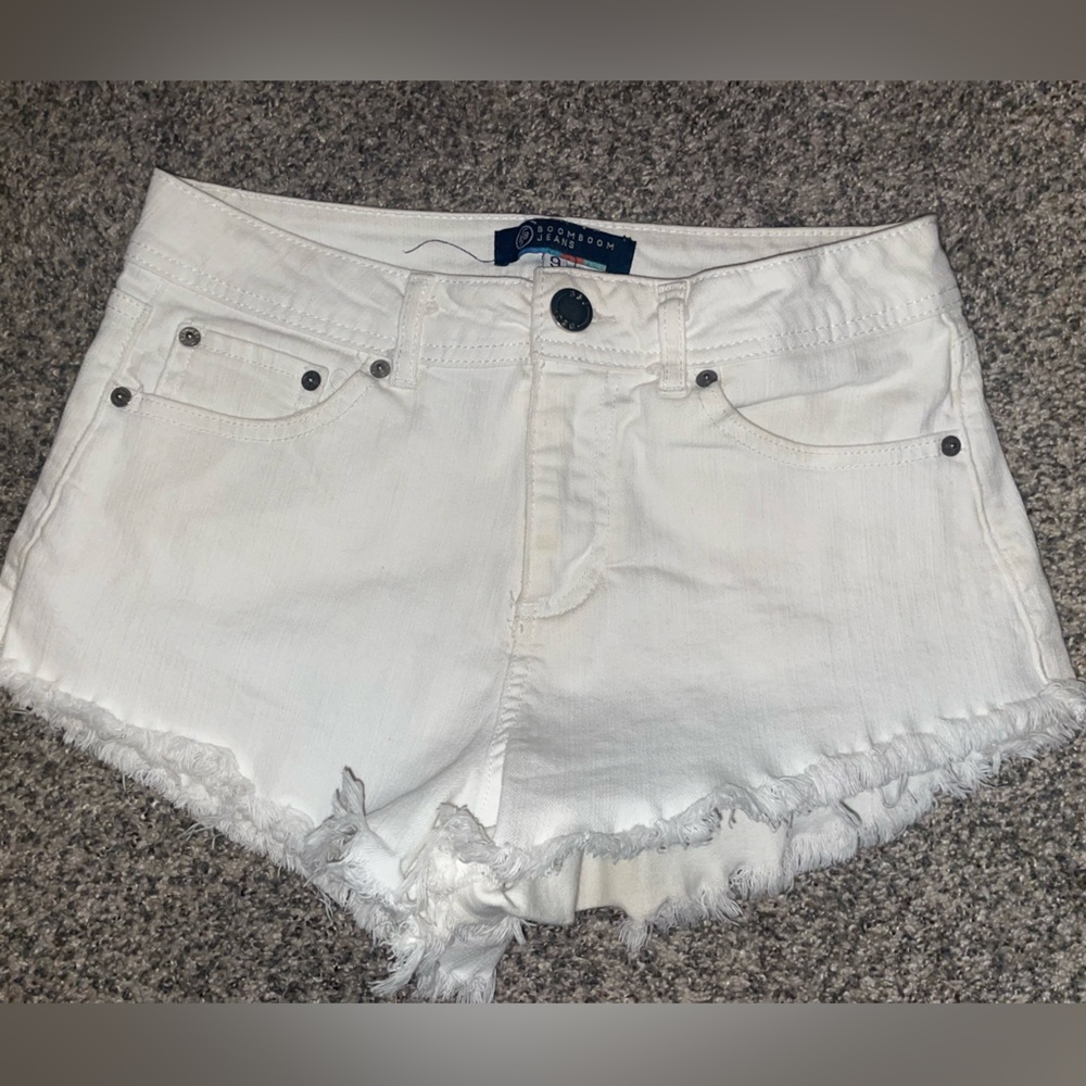 White shorts.